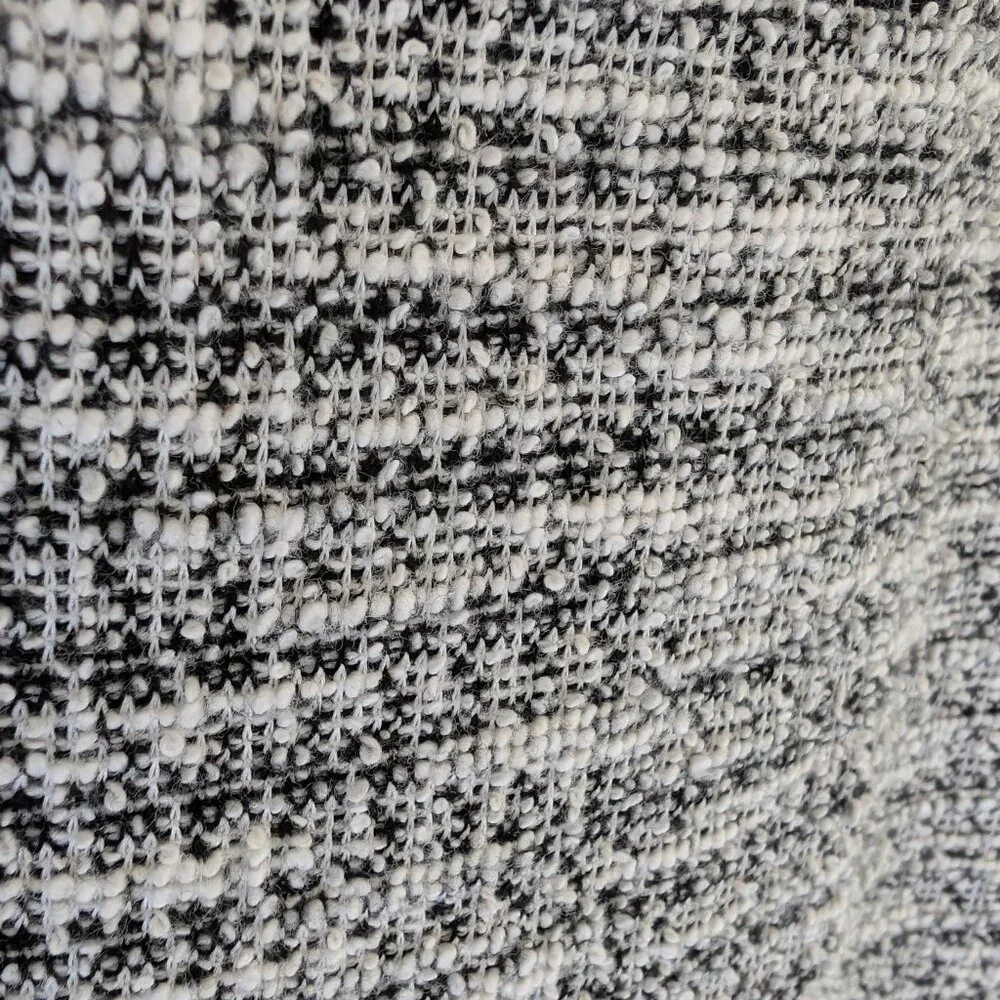 Ann Taylor LOFT Black/White  Pull-on Tweed Mini Skirt Size L - Picture 4 of 7